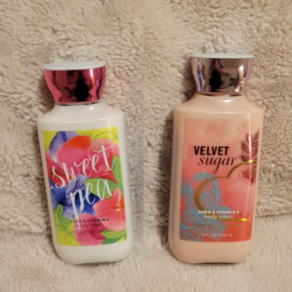 Two 8 fl oz. Body Lotions by Bath & Body Works